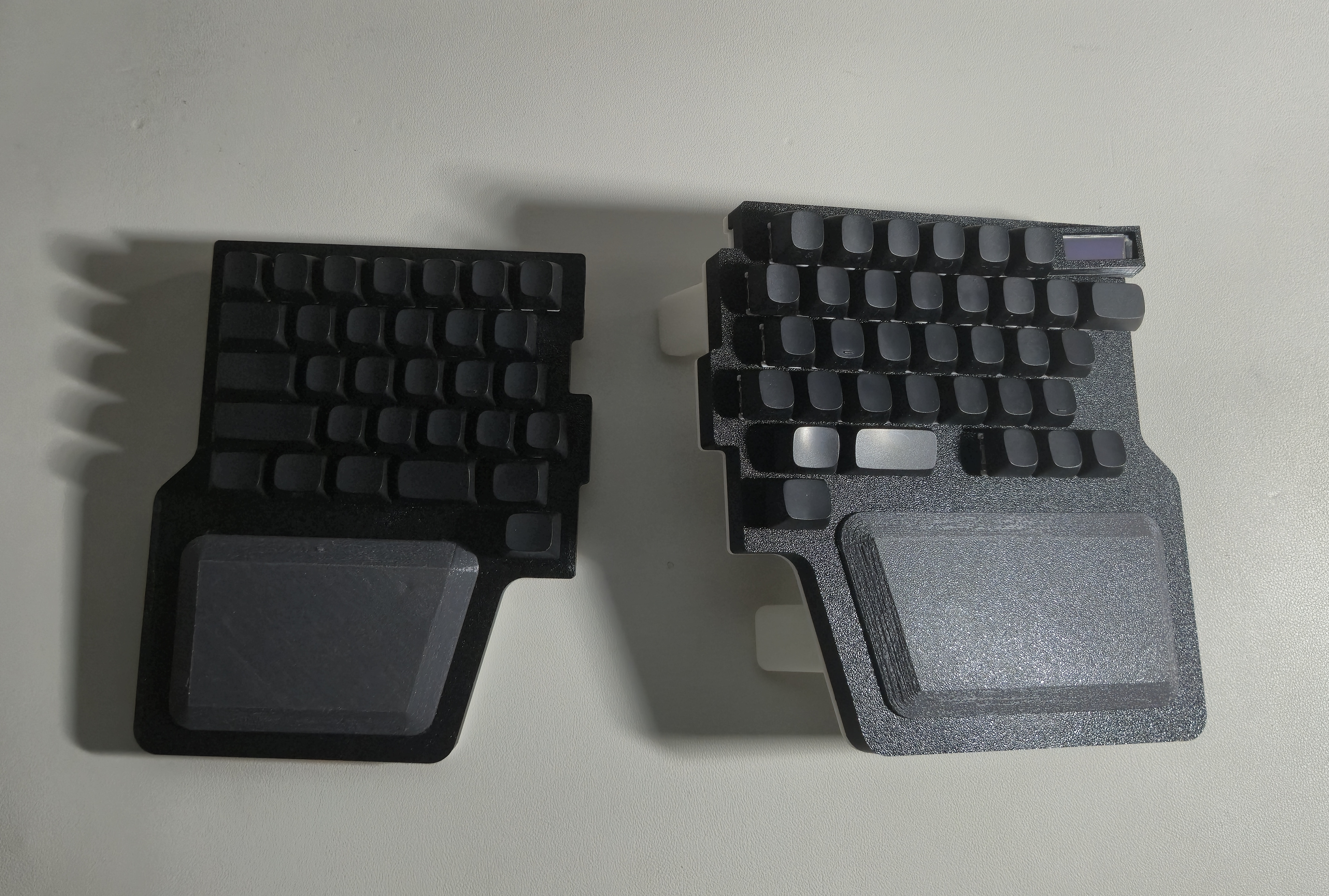 첫 번째로 제작한 Matdol Prototype V1 스플릿 키보드